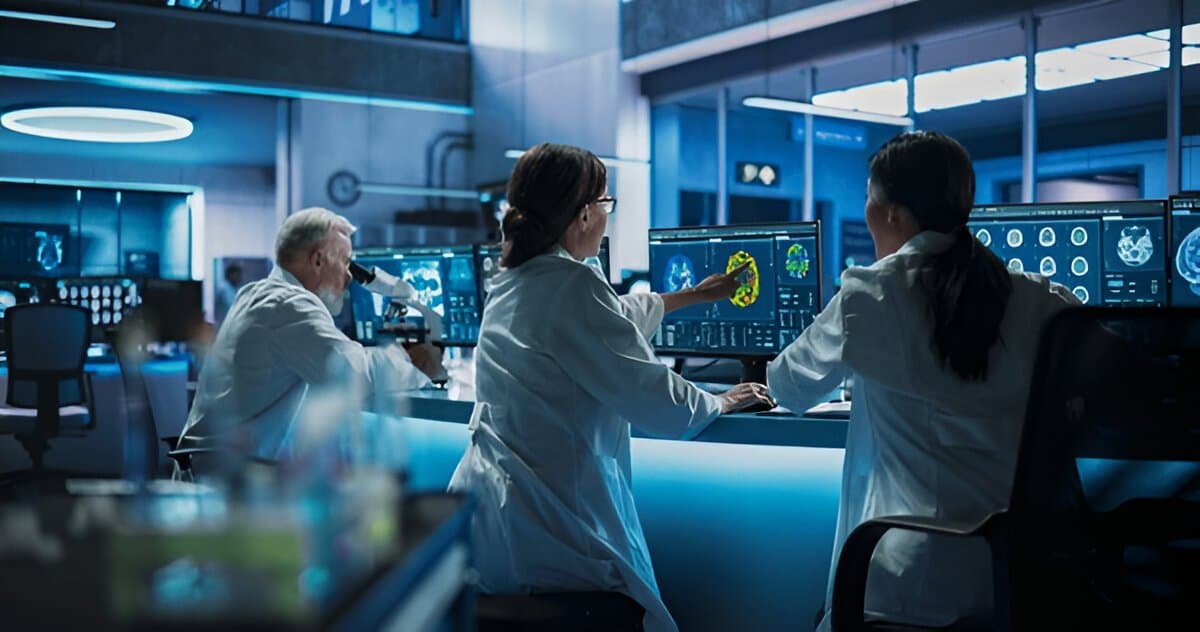 Modern scan center with advanced imaging equipment