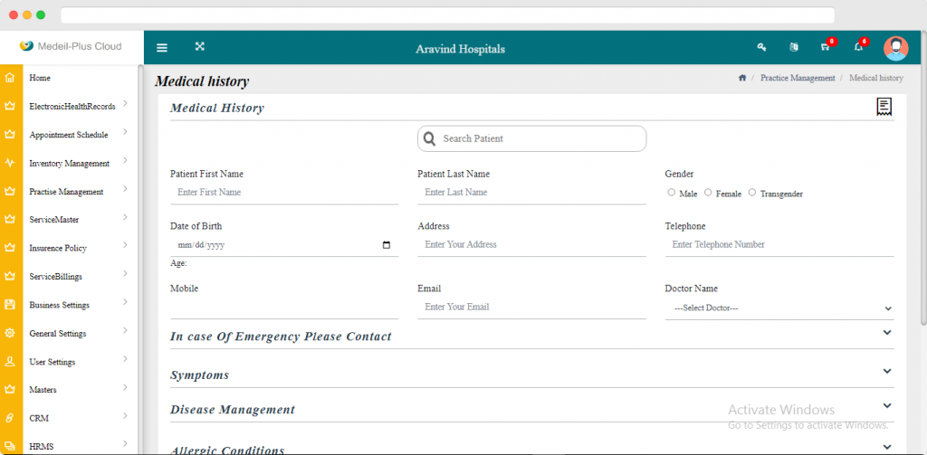 logiciel de gestion hospitalière