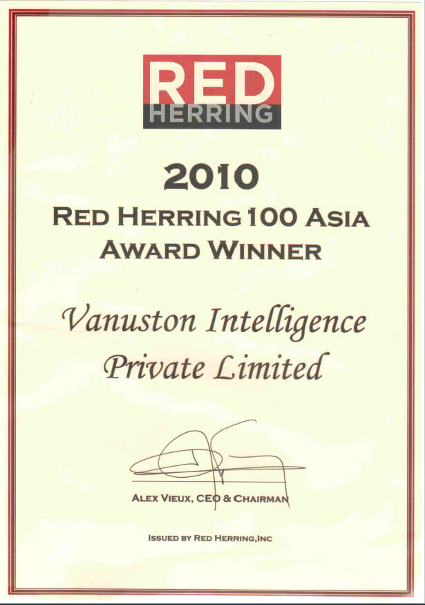 Vanuston saas company award